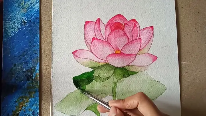 Tranh Vẽ Hoa Sen Đơn Giản Mà Đẹp