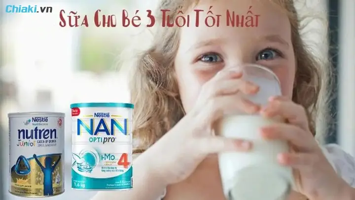 Trẻ 3 Tuổi Uống Sữa Gì