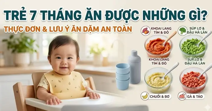 Trẻ 5 Tháng Tuổi Ăn Được Những Gì
