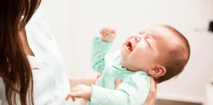 Trẻ Sơ Sinh Vừa Bú Vừa Càu Nhàu
