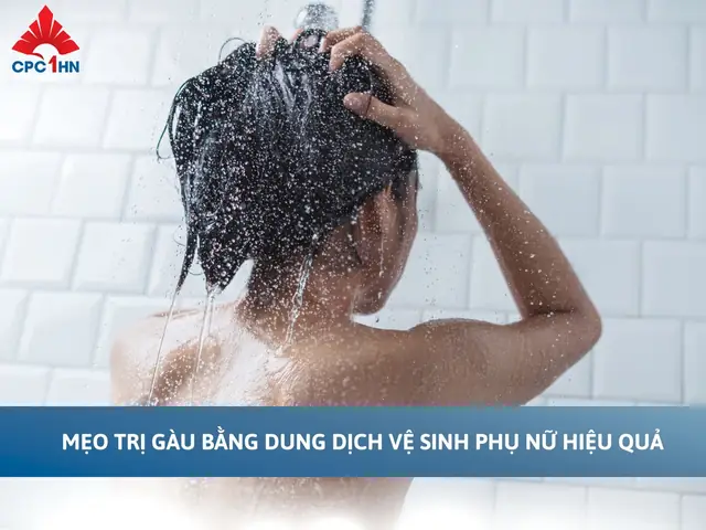 Trị Gàu Bằng Dung Dịch Vệ Sinh Phụ Nữ
