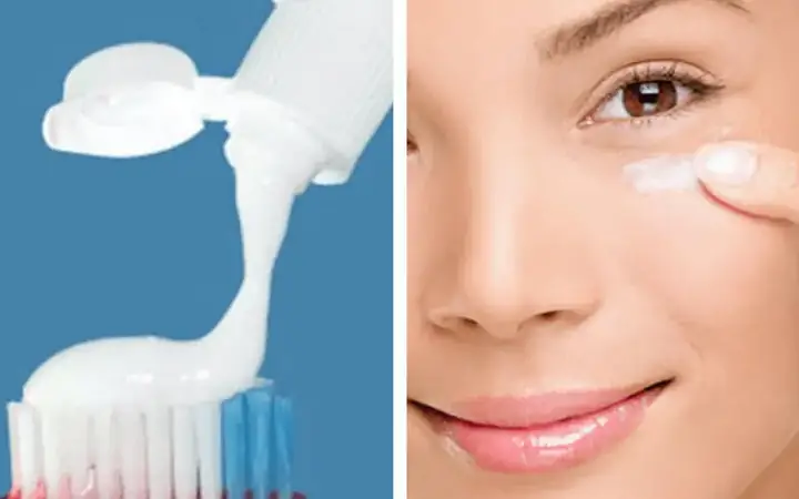 Trị Thâm Mắt Bằng Kem Đánh Răng