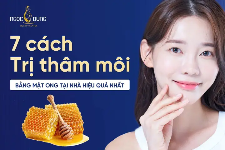 Trị Thâm Môi Bằng Mật Ong