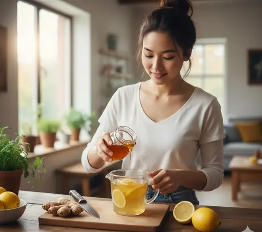 Uống Mật Ong Chanh Buổi Sáng
