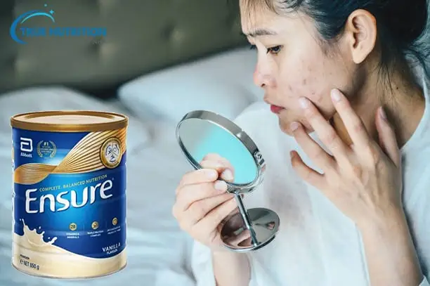 Uống Sữa Ensure Có Nổi Mụn Không