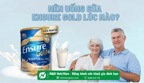 Uống Sữa Ensure Lúc Nào Tốt Nhất
