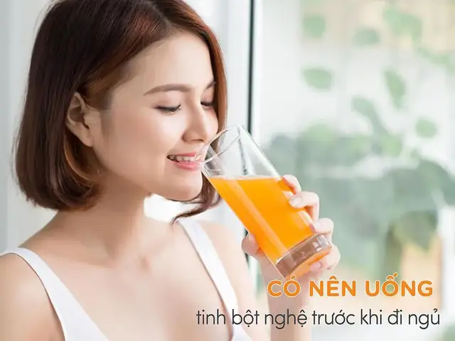 Uống Tinh Bột Nghệ Trước Khi Đi Ngủ
