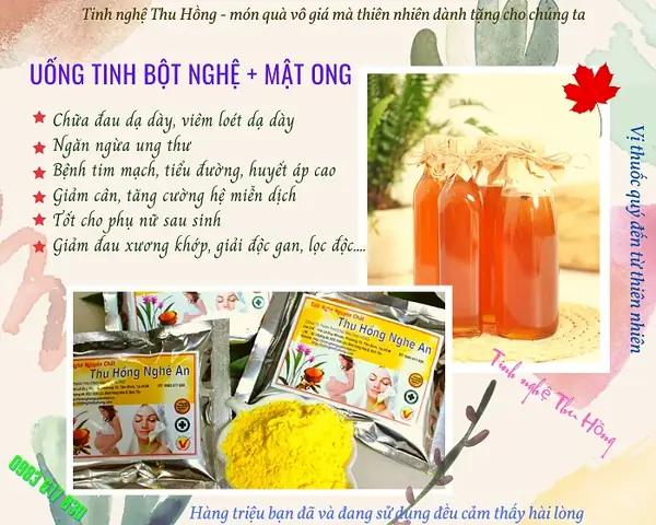 Uống Tinh Nghệ Với Mật Ong Có Tác Dụng Gì
