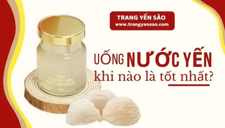 Uống Yến Sào Vào Lúc Nào Là Tốt Nhất