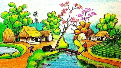 Vẽ Đề Tài Về Quê Hương Em