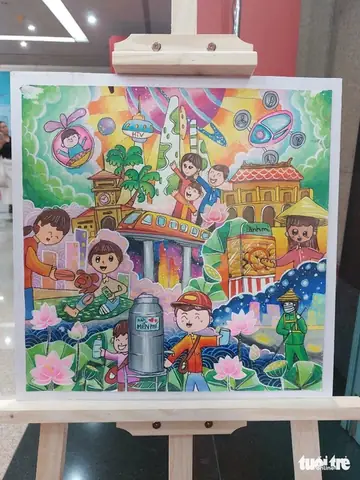 Vẽ Tranh Chủ Đề Thành Phố Xanh Tươi