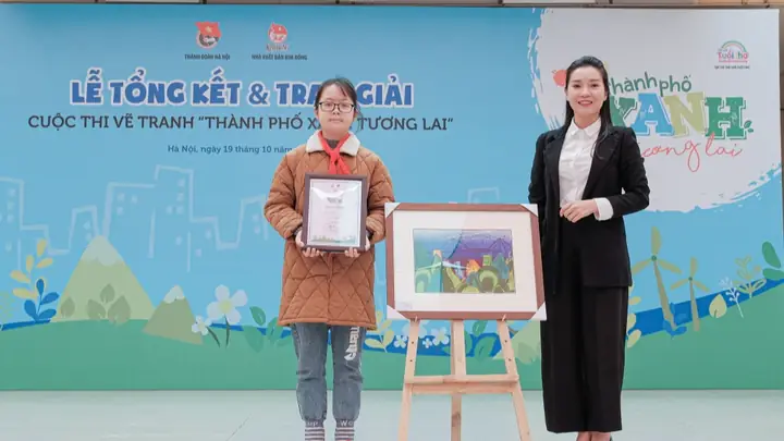 Vẽ Tranh Chủ Đề Thành Phố Xanh Tươi