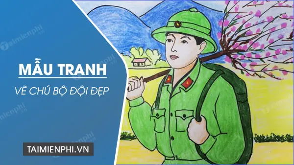 Ve Tranh De Tai Bo Doi Lop 6 Dep Nhat