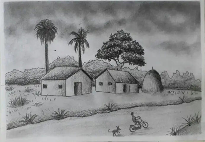 Vẽ Tranh Quê Hương Bằng Bút Chì