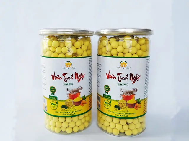 Viên Tinh Bột Nghệ Mật Ong