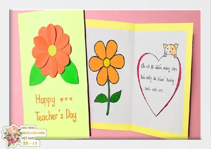 Viết Thiệp 20 11 Cho Trẻ Mầm Non