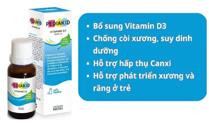 Vitamin D3 Pediakid Có Tốt Không