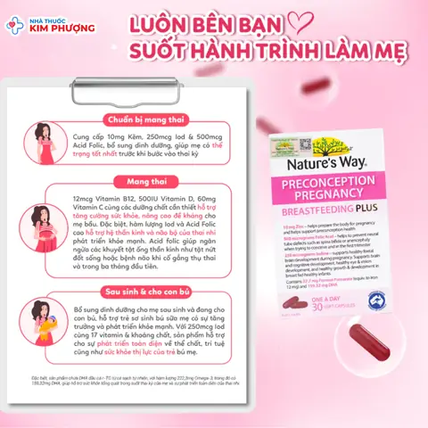 Vitamin Tổng Hợp Cho Mẹ Đang Cho Con Bú