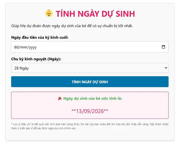 Wonder Week Tính Theo Ngày Dự Sinh Hay Thức Sinh