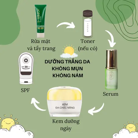 Xài Kem Gì Trắng Da Mặt