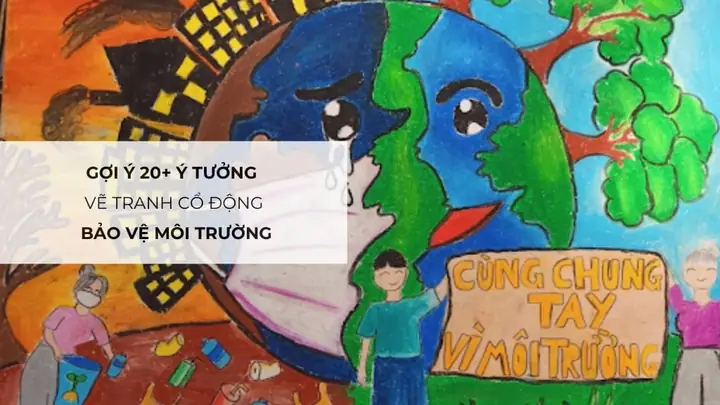 Xem Tranh Co Dong Ve Moi Truong Cua Hoc Sinh