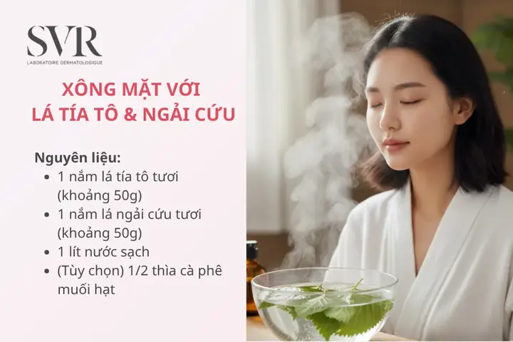Xông Mặt Bằng Gì Cho Hết Mụn