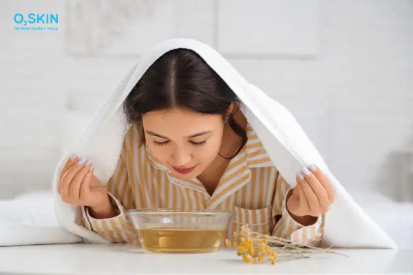 Xông Mặt Với Gì Để Trị Mụn